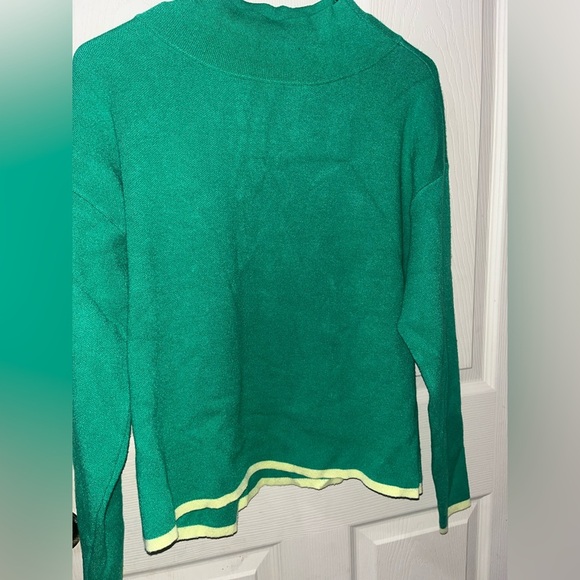 Maeve Women's Mock Neck Knit Long Sleeve Casual Pullover Sweater small - Picture 2 of 4